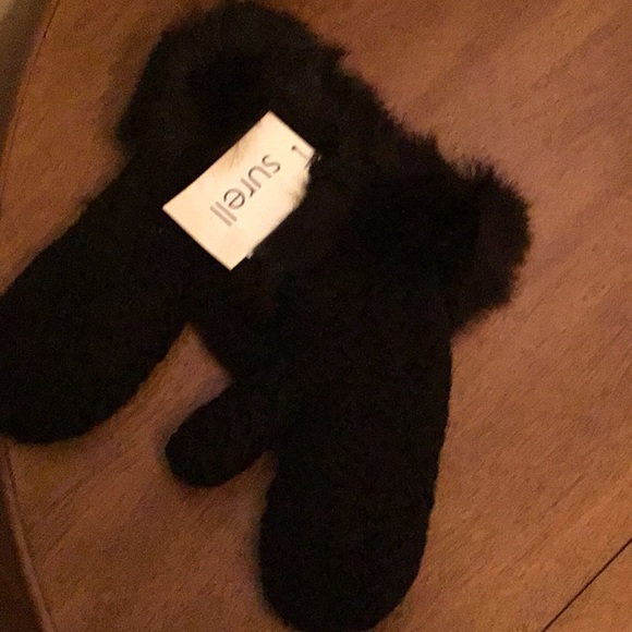 NEW⭐️Surell⭐️Knit muffins in black one size OS - Picture 3 of 3